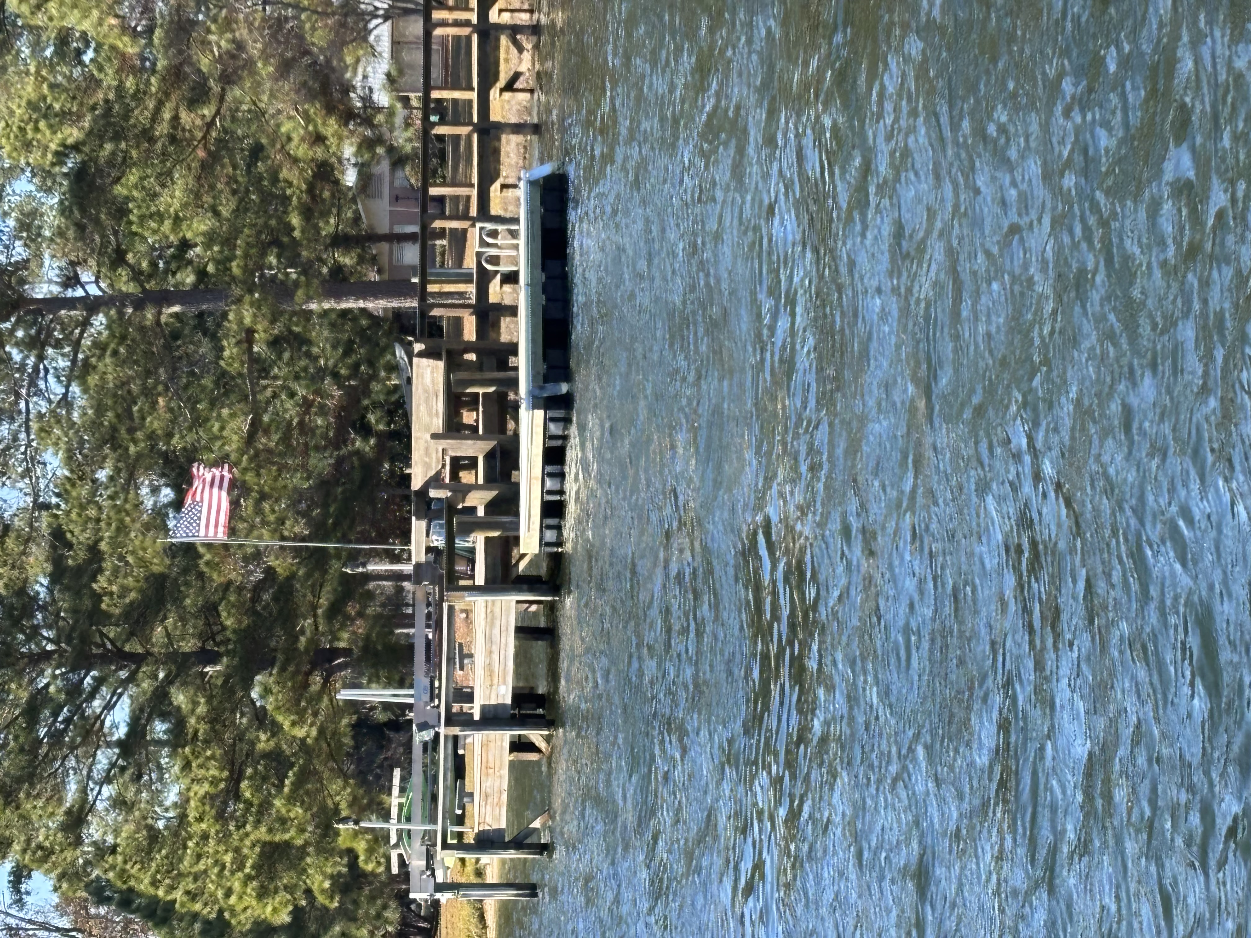 Seawall construction protecting waterfront property in SC